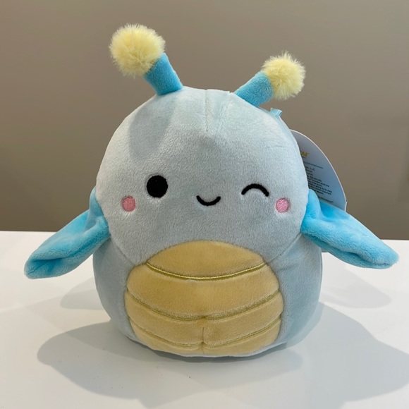 NWT 5” Giles the Blue Grasshopper Squishmallow - Picture 1 of 4